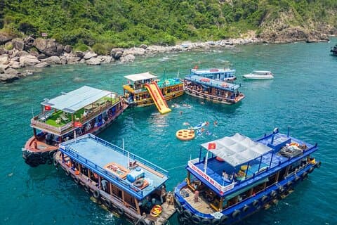 Coral Reef Snorkeling and Floating Bar Party from Nha Trang