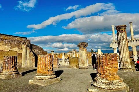 Rom flyplass transfer til Pompeii tur til Amalfi, Ravello, Minori