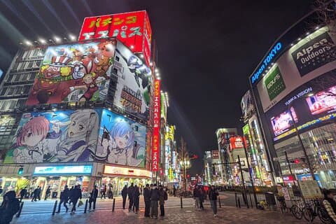 Tokyo Shinjuku Night Tour med Pachinko Gaming Experience
