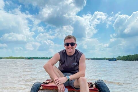Aventure de 2 jours dans le delta du Mékong et explorer le marché flottant