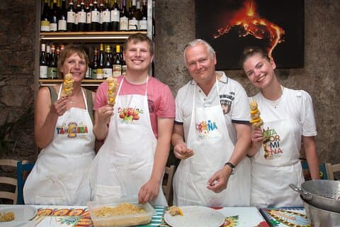 Siciliansk matlagingskurs i Taormina