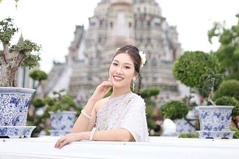 Bangkok Fotografie mit Lichtern, Kamera und Wahrzeichen