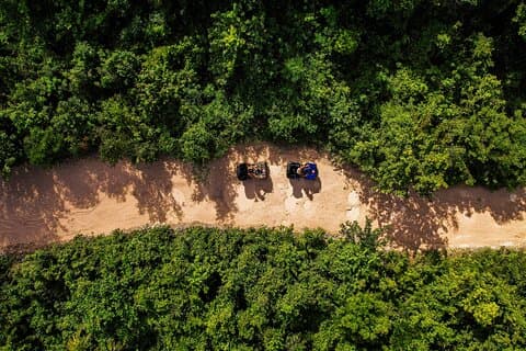 5x1 Aventure : VTT, Tuba, Cenote, Tyroliennes & Beach club