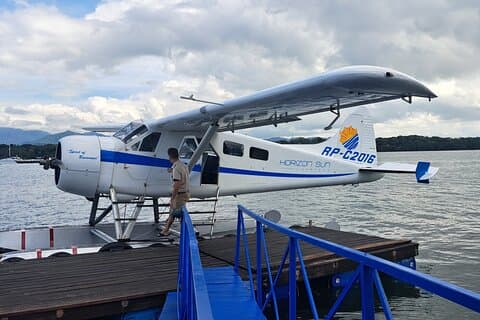 Wasserflugzeug Transfer von Puerto Princesa nach Flower Island
