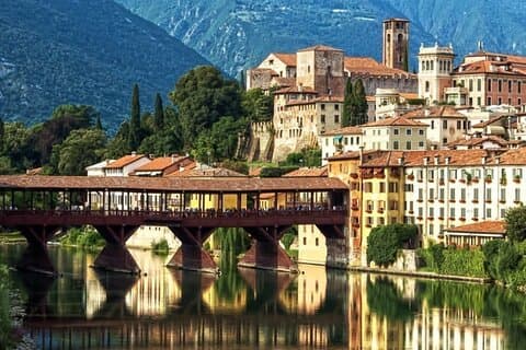 Bassano del Grappa : from Padua, Abano and Montegrotto Terme