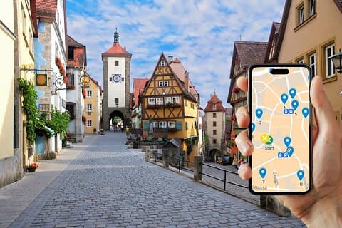 Selbstgeführte Schnitzeljagd und Stadtrallye in Rothenburg