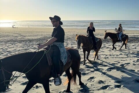 All Inclusive ridning på stranden i Mexico