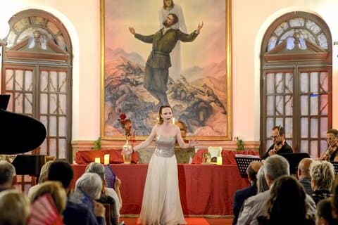 Concert d'opéra au palais de Vérone avec Prosecco