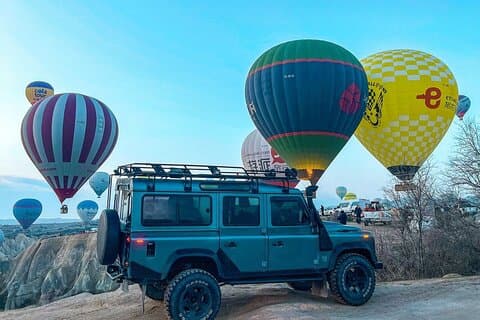 Safari in jeep al tramonto o all'alba a Goreme Cappadocia