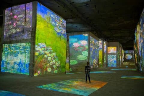 The Carrières de Lumières by e-bike