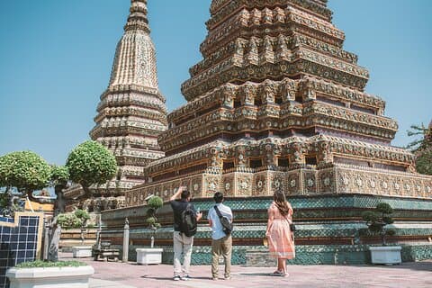 Tour de medio día por Bangkok Tres templos imprescindibles
