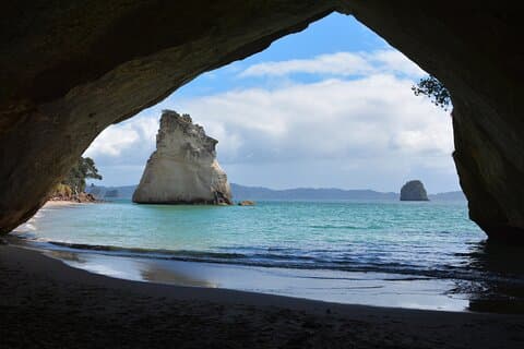 Excursión a Coromandel Cathedral Cove y Hot Water Beach desde Auckland