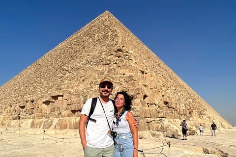 Privat halvdag i Giza Pyramider & Kamel & Lunch & Shopping