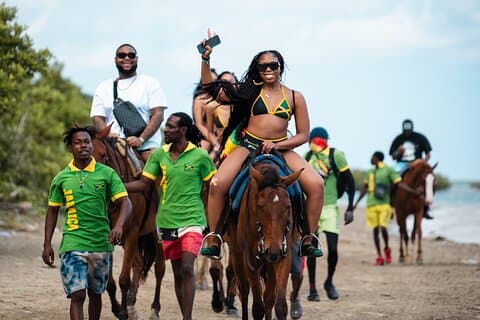 Dunn's River Falls & Horseback Riding Adventure fra otte rios