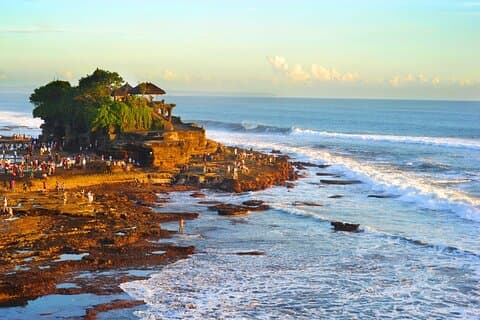 Bali Tana Lot Halve dag zonsondergang