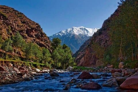 Marrakech till Atlasbergen 5 dalar guidad tur