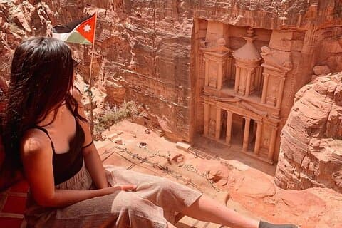 Visita guiada privada a Petra y Salt Beach