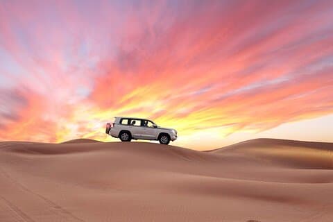 Doha Desert Safari Camel Ride, Sandboarding and Inland Sea