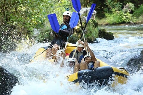 River Rafting from Split- Cliff Jumping- Cave Visit