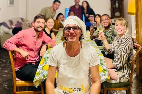 Siciliansk middag med en lokal kock i Palermo
