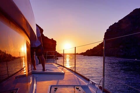 Shared Boat Tour at Sunset from Salerno