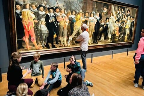 Tour privato per famiglie al Rijksmuseum per bambini e ragazzi