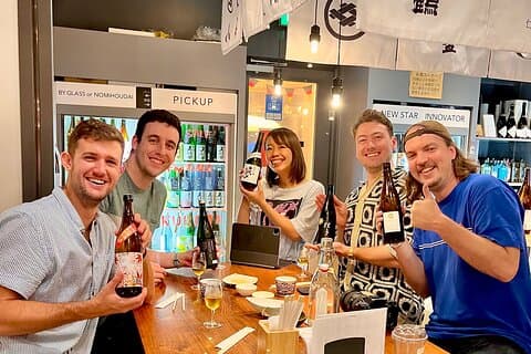 東京での日本酒試飲会