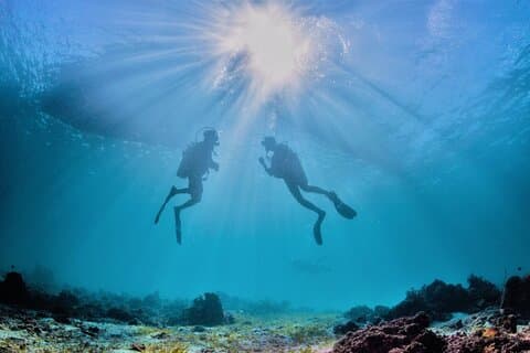 San Teodoro dop i havet i Ruja Island