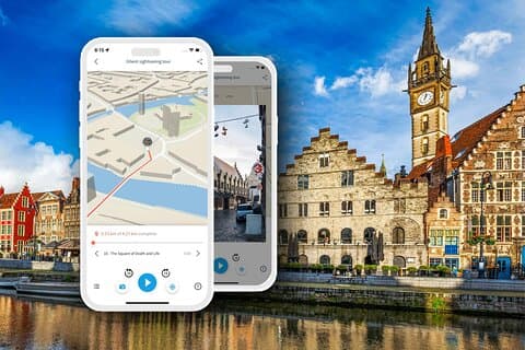 Ghent Walking Tour com audioguia no seu smartphone
