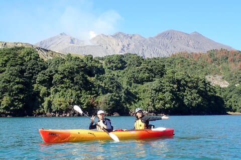 Aventure de 1 jour en kayak de volcan autour de Sakurajima