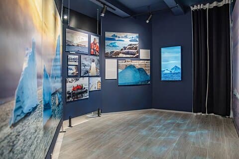 Foto-museo interactivo de la Antártida con realidad virtual