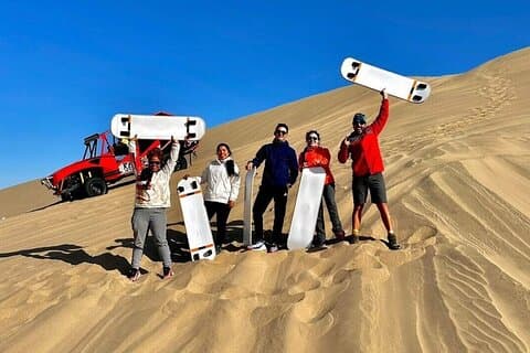Adventure in Huacachina Tubular and Sandboarding 2 hrs at Sunset