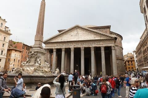 Rom Pantheon Geführte Audiotour Begleiteter Eingang