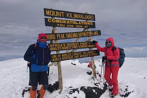 Ruta del Monte Kilimanjaro Marangu 7 días de caminata desde Nairobi