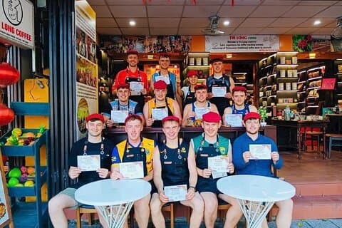 Hoi An Taller de café vietnamita : Clase práctica de preparación