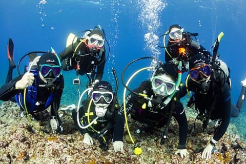 Tour de buceo de prueba que incluso personas inexpertas pueden disfrutar con seguridad