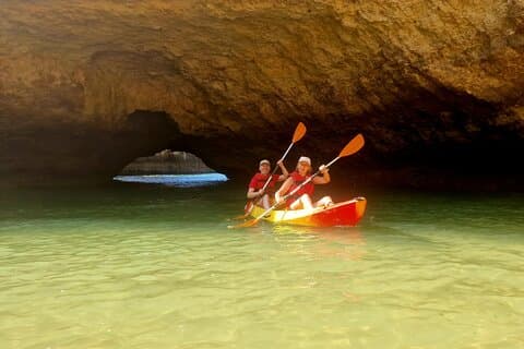Explore the Stunning Caves of Albufeira at Kayak Imperdible