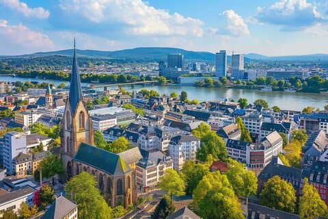 Transfer privado de Bruxelas para Bonn com uma parada de 2h