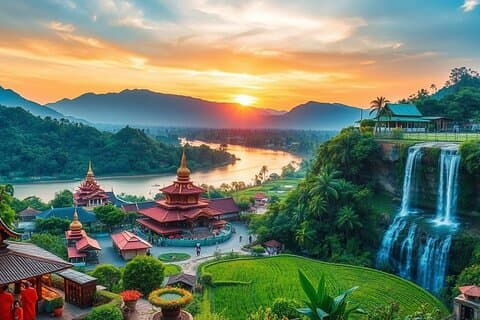 Tour privado por la ciudad de Luang Prabang