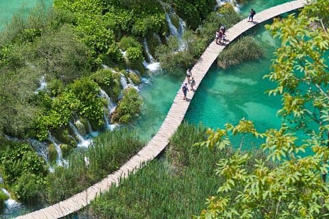 Visite privée des lacs de Plitvice au départ de Zagreb