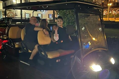 St. Augustine Haunted Ghost Tour by Electric Cart Shadow Ride