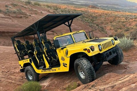 Sand Hollow Hummer Tour Zandduinrennen en rotsklimmen