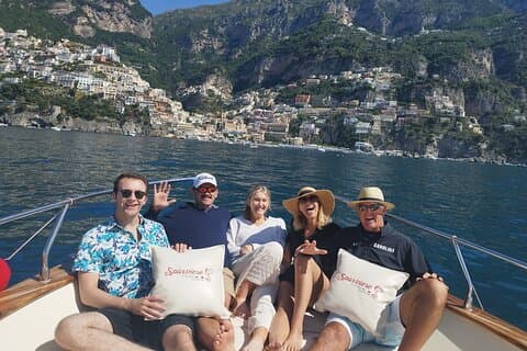 Privat båttur til Positano og Jeranto Bay med lunsj om bord