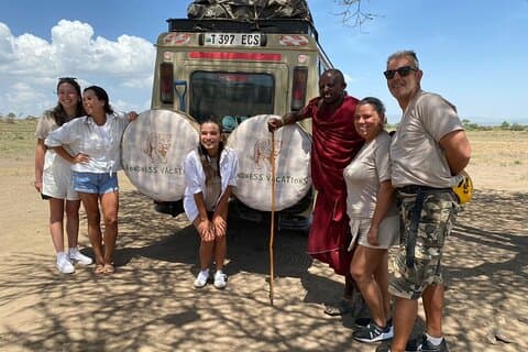 Excursão em grupo de 4 dias Tarangire Serengeti e Cratero Ngorongoro