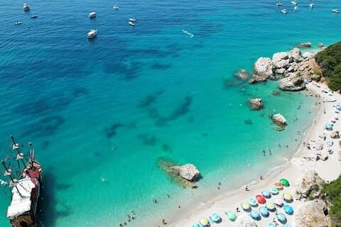Saranda Sea Adventure: 6 Stops + Drink & Snorkel Fun