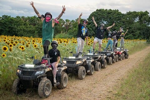 ATV ridning i MIAMI: ingen skjulte gebyrer, sikkerhedsudstyr inkluderet