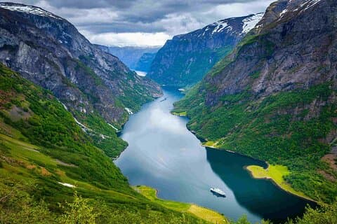 Udflugt til Viking Village, Nærøyfjorden Cruise & Flåm Railway