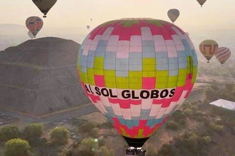 Teotihuacan varmluftsballongtur