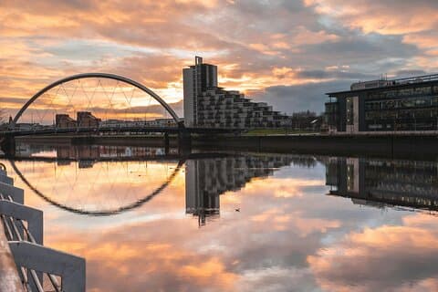 10 timers bytur i Glasgow