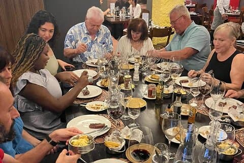 Brazilian Churrascaria Guided Dinner in Rio with Wine Pairing